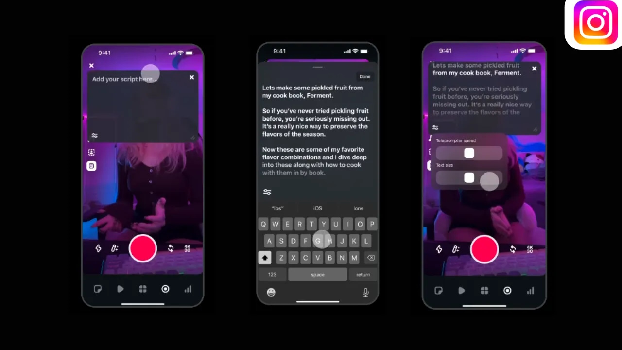 Instagram Expands Edits App With Built-In Teleprompter Tool