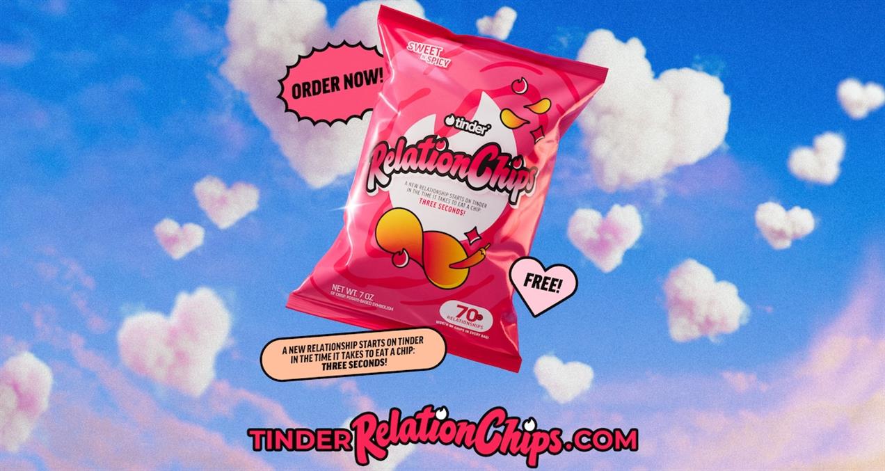 Tinder Launches RelationChips Snack Promotion