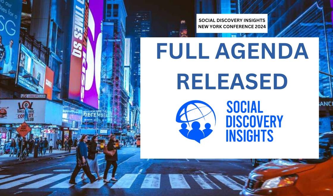 Social Discovery Conference New York 2024 – Full Agenda Released!