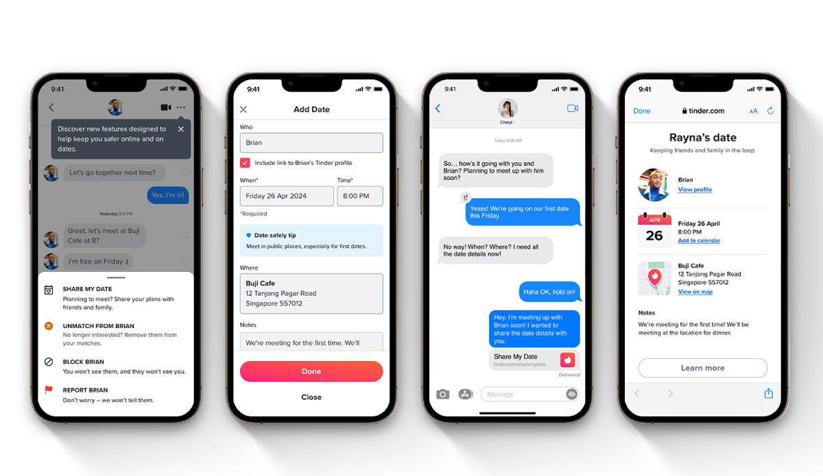 Tinder to Release New Share My Date Feature