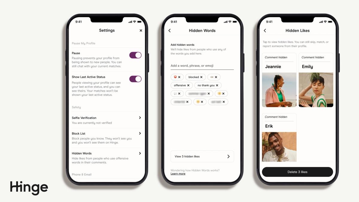 Hinge Releases Hidden Words Feature